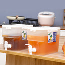 Cold Water Jug with Faucet Fruit Teapot Kettle Cool Water Bucket Dispenser