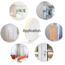 5/6/10/20m D P E Type Rubber Foam Seal Strip Self-adhesive Stick for Door W