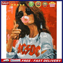 Frameless Oil Painting Arts Picture By Number Fashion Girl Hand Painted Craft