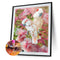 Full Round Drill Diamond Painting White Parrot Mosaic Drawing