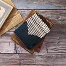 21 Keys Kalimba Musical Instrument Mahogany Wood Thumb Finger Piano (Blue) Newly