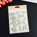 Baby Girl Smile Clear Cutting Dies Stencil DIY Scrapbooking Template Gift-200589