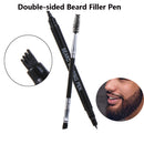 Tip Filler Pen Beard Pencil Filler for Men 2 in 1Barber Pencil Fix Patchy Beard