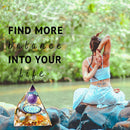 Orgonite Pyramid Amethyst Peridot Healing Crystal Energy Orgone Crafts (B) Newly