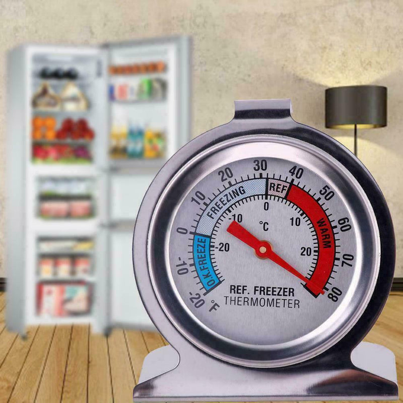 Steel Temp Refrigerator Freezer Thermometer Fast Sale W5P9