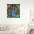 5D Diamond Painting Peacock Partial Special Shape Rhinestone DIY Art Crafts K