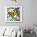 #A Partial Special Shaped Drill Diamond Mosaic Butterfly Series Kit Rhinestone D