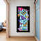 Window Flower Butterfly 5D DIY Diamond Painting Full Round Drill Picture Cr
