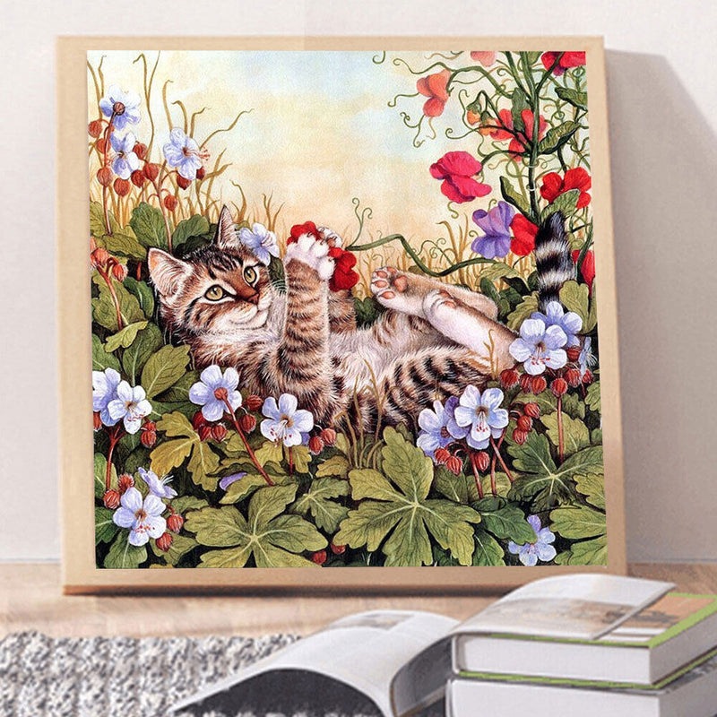 11CT Full Cross Stitch Stamped DIY Embroidery Kits Handmade Cotton Thread Dec