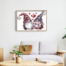 Diamond Painting 5D DIY Gnome Couple Full Round Drill Rhinestone Picture