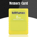 V1.966 Free McBoot 8MB Memory Cards for Sony PS2 Game Data Console (Yellow)
