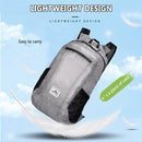 20L Large Waterproof Folding Climbing Backpack Travel Rucksack (Light Gray)