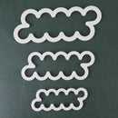 3X Fondant Cake Cookie Decorating  Cutter Rose Flower Mold Cake Tool