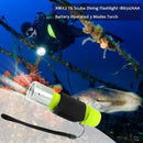 Waterproof 3 Mode XM-L2 T6 Flashlight 18650/AAA Battery Power for Scuba Diving
