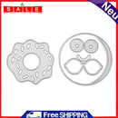 Snowvirtuos 4pcs DIY Donut Cutting Tools Stencils Scrapbooking Embossed Papi
