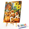 Yard Dog Pumpkin Partial Oil Paint By Numbers DIY Handpainted on Canvas Art