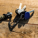 10pcs Stainless Steel Carabiner Set Outdoor Portable Mountaineering Buckle Cl