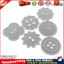 6pcs Button Cutting Dies Stencil Metal Scrapbooking Card Decoration Craft Newly