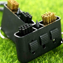 3-IN-1 Golf Cleaning Brush Club Ball Groove Mini Cleaner Tool Kit Portable V4Z6