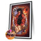 5D DIY Full Round Drill Diamond Painting Kit Halloween Pumpkin Drawing Orname