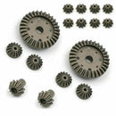 For Wltoys 12428 12423 16PCS/Set Metal Gear Rear Drive Shaft Upgrade Accessories