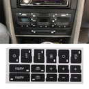 AC Climate Control Button Repair Decals Stickers For AUDI A4 B6 B7 2000-2004