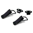 1Pair Car Bumper Trunk Fender Hatch Lids Quick Release Kit black Fastener C1N4
