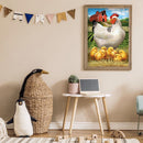 DIY 5D Diamond Painting Full Round Mosaic Chicken Handmade Picture Home Decor