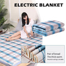 EU Plug Electric Blanket Winter Warm Adjustable Temperature Body Warmer#