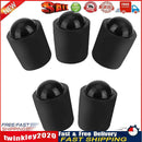 5pcs Billiard Cue Rubber Protective Sleeve Billiard Accessories (Black) Newly