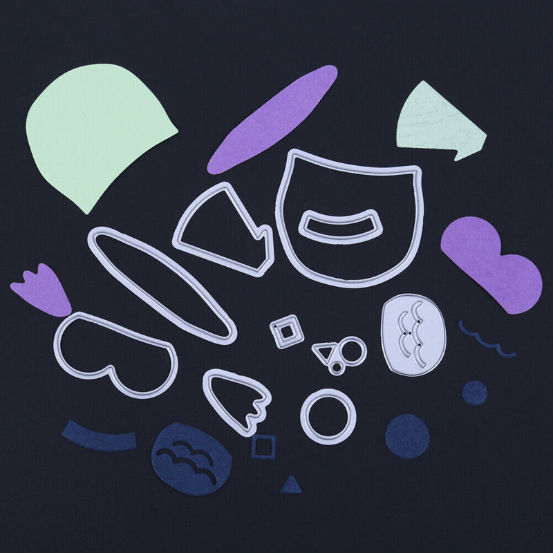 snowvirtuos animal cap DIY metal stencil scrapbook craft embroidery cutting