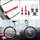 2pcs Bike Tubeless Rim Presta Valves 44/60mm Nipple CNC Machined Anodized Too