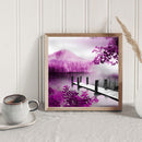 5D DIY Diamond Painting Kits Full Round Drill Waterscape Mosaic Picture Wall