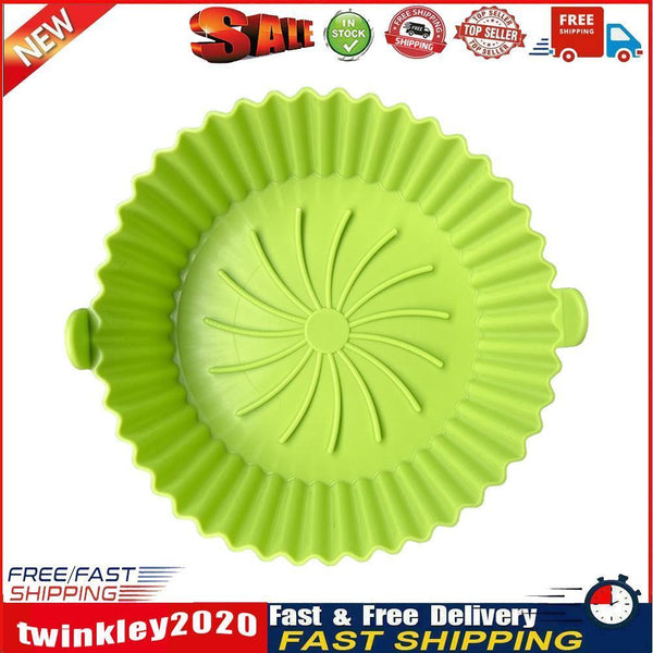 Air Fryer Liner Nonstick Kitchen Baking Parchment Steamers Pads (Green) Newly