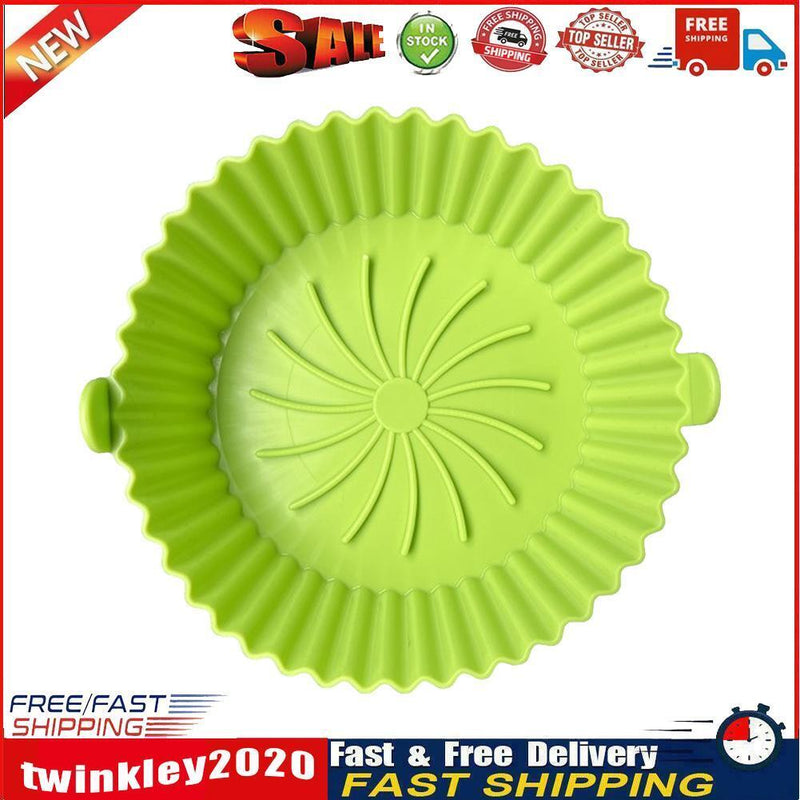 Air Fryer Liner Nonstick Kitchen Baking Parchment Steamers Pads (Green) Newly