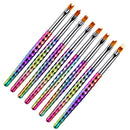 Pen Nail Painting Brush Set UV Gel Acrylic Nail Art Brush Flower Drawing Pen