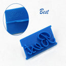Fondant Cutter Baking Tool Sugarcraft Mould Letter Cake Mold Happy Birthday
