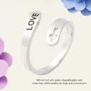 Opening Rings Crucifix Wedding Party Stainless Steel Open Rings Jewelry Gifts