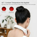 Remote Neck Shoulder Massager Heated Kneading Cervical Vertebra Physiotherapy