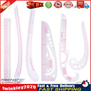 6pcs Multi-function Metric Curve Cutting Rulers Sleeve Clothing Yardstick Newly