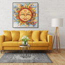 DIY Diamond Painting Cross Stitch Cartoon Sun Embroidery Rhinestones Needlework