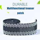 1.2m Self Adhesive Pant Edge Paste Cloth Sewing Trouser Mouth Paste (Black)