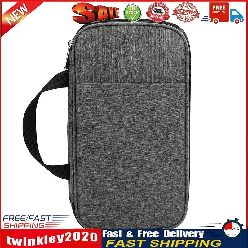 Yarns Crochet Sewing Tool Storage Bag DIY Knitting Needle Organizer (Grey) Newly