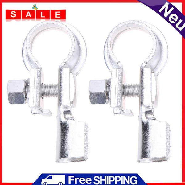 1 Pair Universal Car Battery Negative Positive Connector Plug Clips Plating