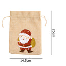 5D DIY Diamond Painting Cartoon Merry Christmas Drawstring Candy Bag Handmade