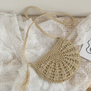 Straw Rope Handmade Woven Small Purse Vacation Beach Shoulder Crossbody Bags
