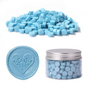 200pcs Octagon Sealing Wax Blue Wax Beads for Envelope Invitation DIY (C) Newly