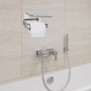 Bathroom Stainless Steel Mobile Phone Paper Towel Holder Storage Organizer Newly
