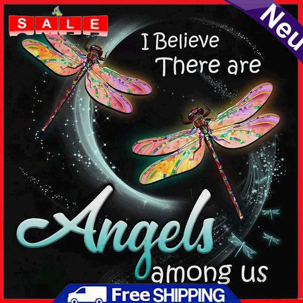 5D DIY Full Drill Diamond Painting Dragonfly Embroidery Mosaic Kit Needlework