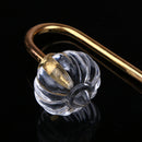 2pcs Curtain Hanger Hook Wall Buckle Handle for Closet Drawer (Golden) Newly